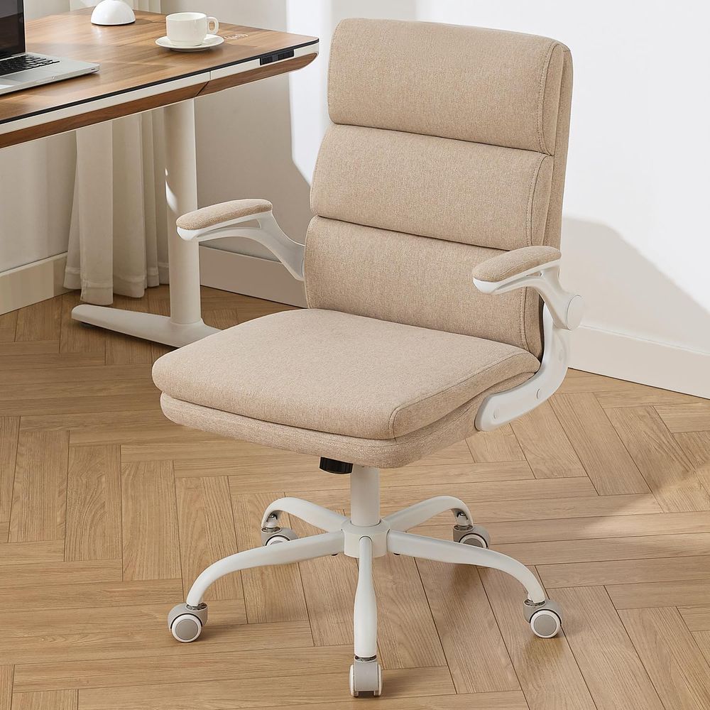 Office Furniture Zone - เก้าอี้โต๊ะทำงานขนาดเล็ก, เก้าอี้สำนักงานที่นั่งสบาย, ที่วางแขนแบบยกขึ้น หรือใช้ในบ้าน | พนักพิงแบบ