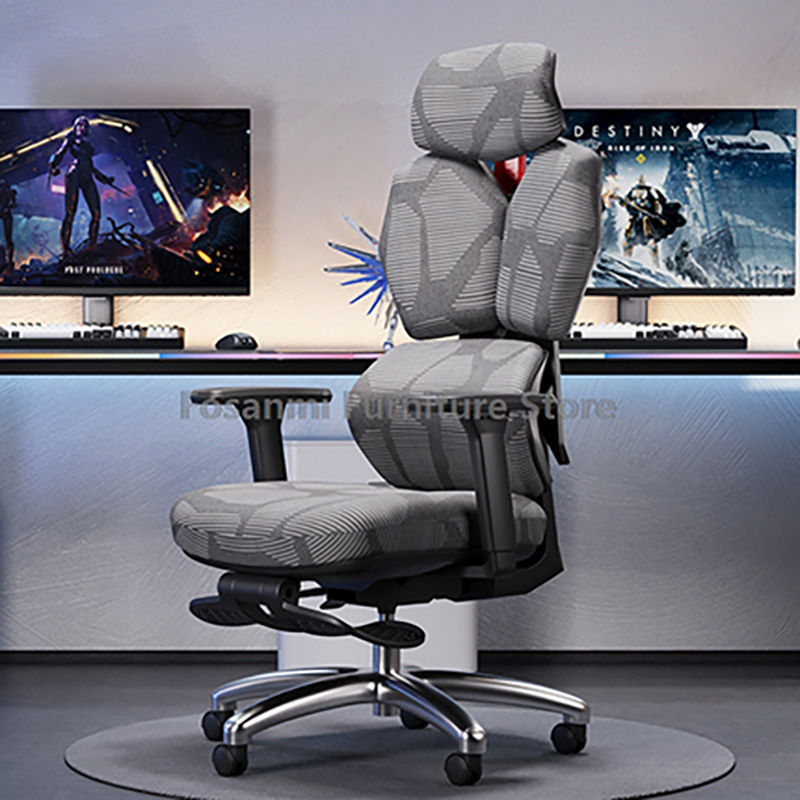 Office Furniture Zone - Ergonomic Zoned สนับสนุนพนักพิงตาข่าย Office เก้าอี้ปรับ Recliner