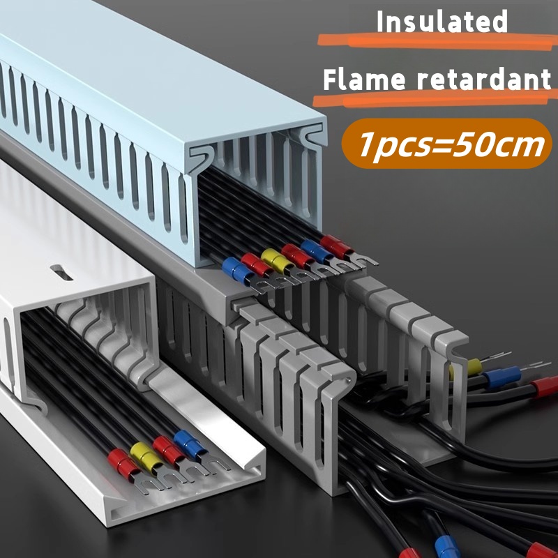 Cable Tray Under Desk - ชั้นวางสายเคเบิลใต้ถาดโต๊ะรองรับตัวจัดการสายไฟแผงจัดระเบียบสายไฟสายเคเบิลหน่วงไฟ Raceway สําหรับกล่องตู้อุตสาหกรรม