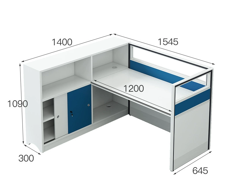 Office Furniture Set - ชุดโต๊ะทำงานและเก้าอี้สำนักงานแบบเรียบง่ายทันสมัย พร้อมฉากกั้นสำหรับพนักงาน โต๊ะคอมพิวเตอร์สำหรับพนักงาน ชุดเฟอร์นิเจอร์สำนักงานแบบเดี่ยว