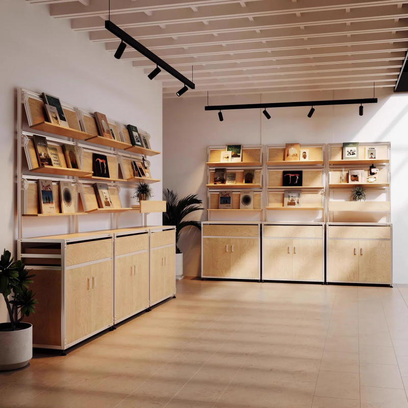 Office Furniture Home - เฟอร์นิเจอร์ร้านกาแฟแบบกำหนดเอง ชั้นวางโชว์สินค้าทันสมัย เฟอร์นิเจอร์โชว์งานศิลปะในห้องนั่งเล่น เฟอร์นิเจอร์สำหรับจัดแสดงในโฮมออฟฟิศ