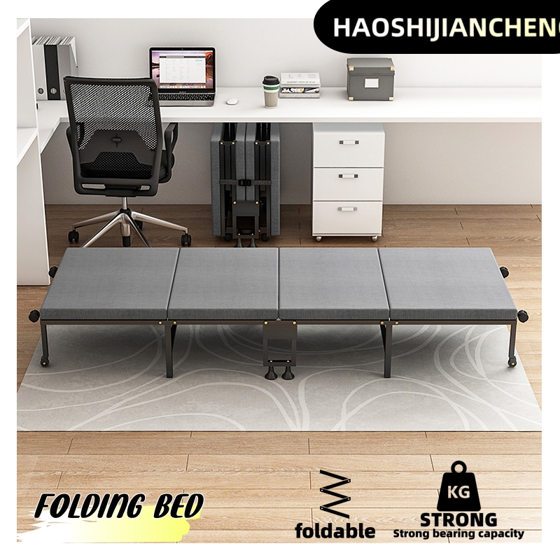 Office Furniture Home - สํานักงานพับพักกลางวันเดี่ยวแบบพกพาสี่พับเตียงพับ