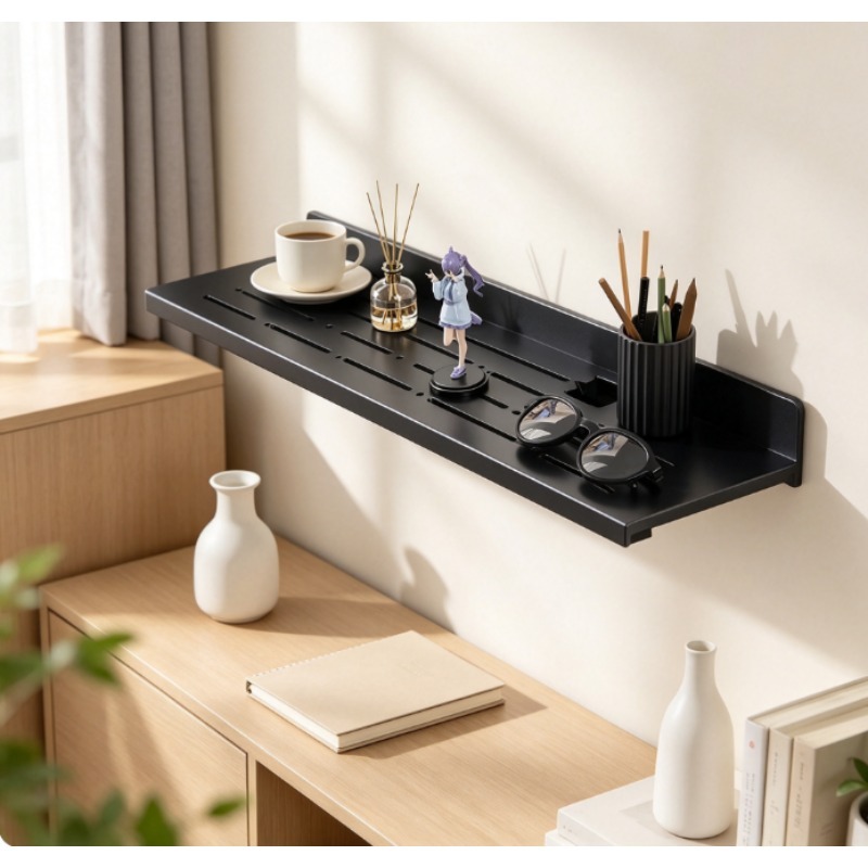 Cable Tray Under Desk - ถาดจัดการสายเคเบิลใต้โต๊ะ, กล่องจัดระเบียบแบบไม่ต้องเจาะสำหรับปลั๊กไฟและสายไฟ, อุปกรณ์จัดระเบียบสายเคเบิลสำหรับโต๊ะทำงานที่บ้าน, ผลิตจากพลาสติกแข็งแรง