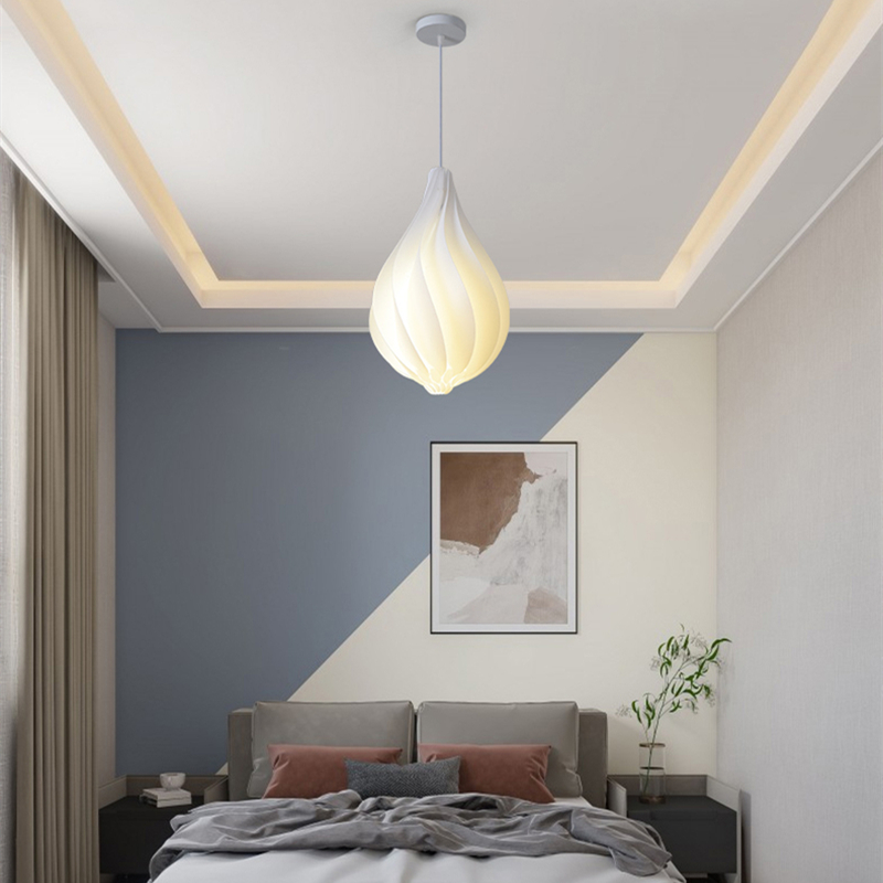 Nordic LED สีขาว PVC Wave จี้โ - Office Furniture And Fixtures บทวิจารณ์และราคา