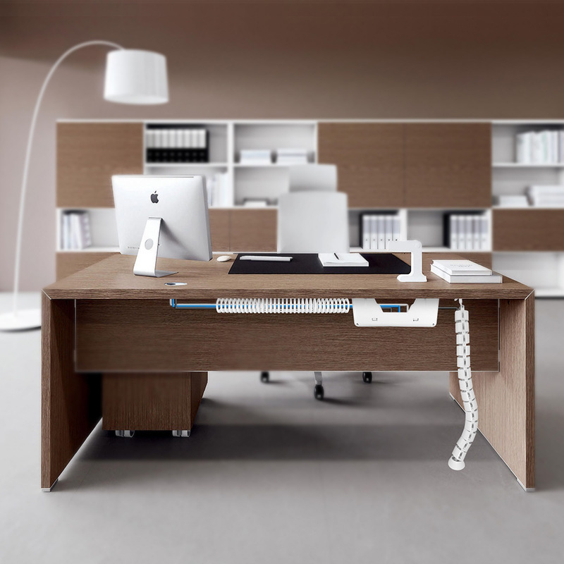 ตัวจัดระเบียบสายเคเบิล raceway - Cable Tray Under Desk บทวิจารณ์และราคา