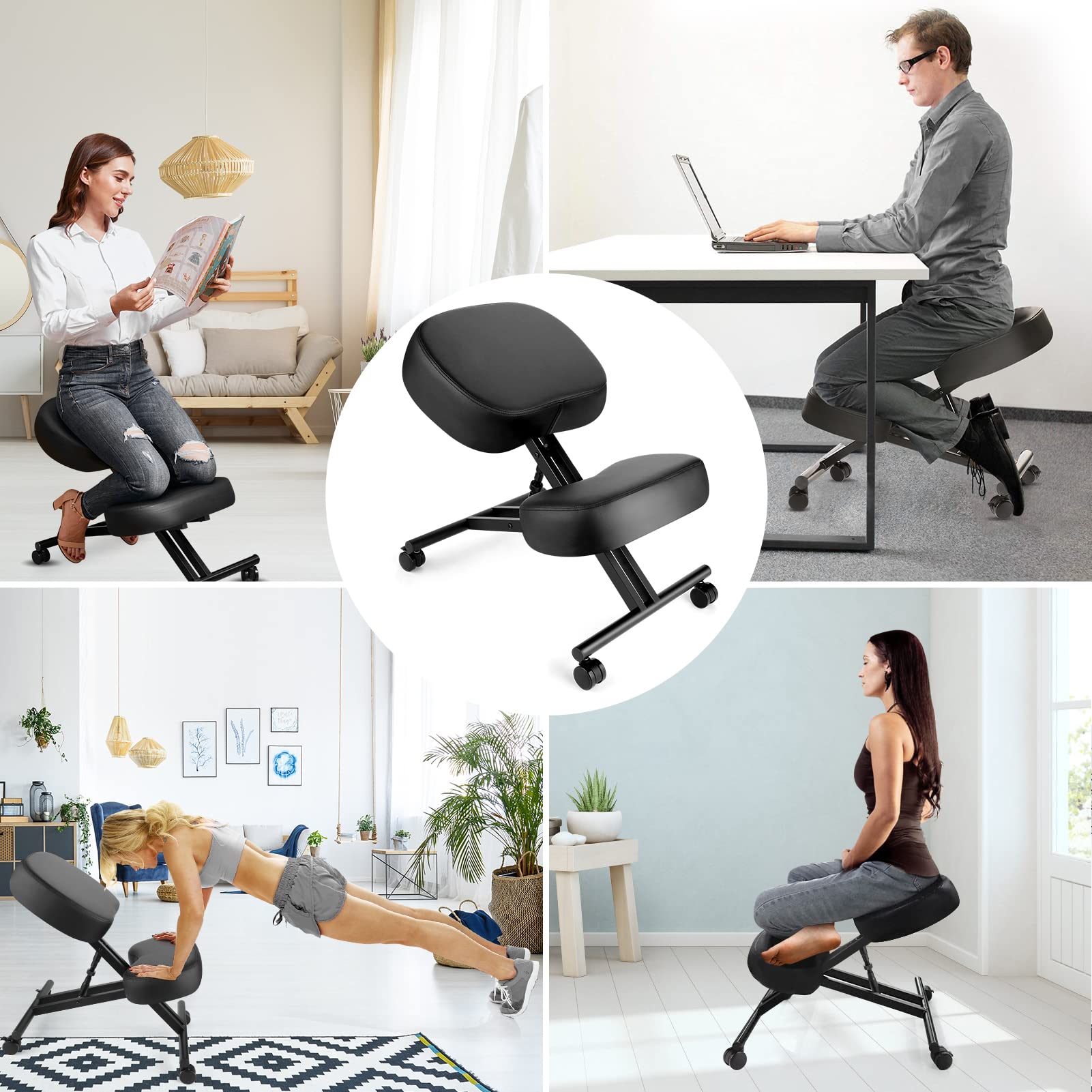 เก้าอี้นั่งคุกเข่าตามหลักสรีรศ - Office Furniture Home บทวิจารณ์และราคา