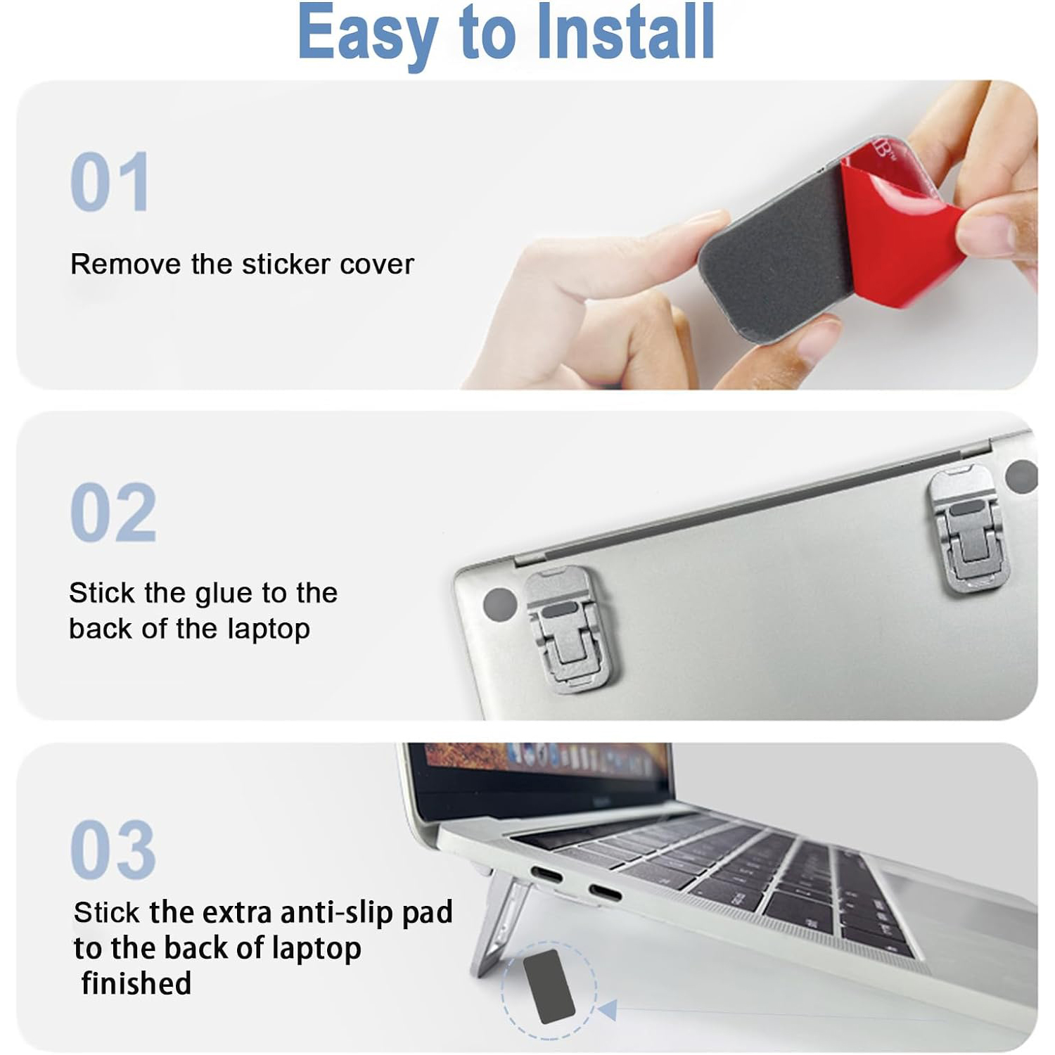 ขาตั้งโน้ตบุ๊กแบบพับได้ 2 ชิ้น - Adjustable Laptop Table บทวิจารณ์และราคา