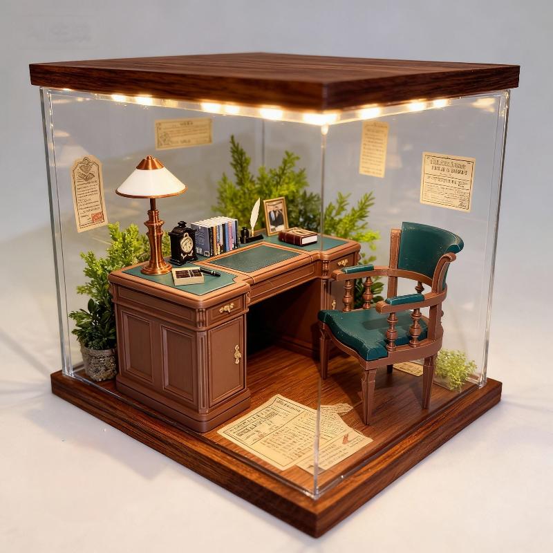 1:12 สเกลดอลล์เฮาส์ มินิ วินเท - Office Furniture Set บทวิจารณ์และราคา