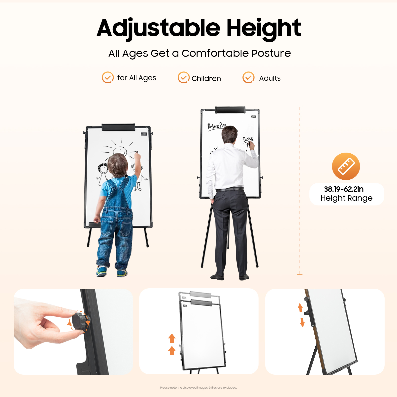 ไวท์บอร์ดแบบตั้งพื้นขนาด 91 x  - Whiteboard Easel Tripod บทวิจารณ์และราคา