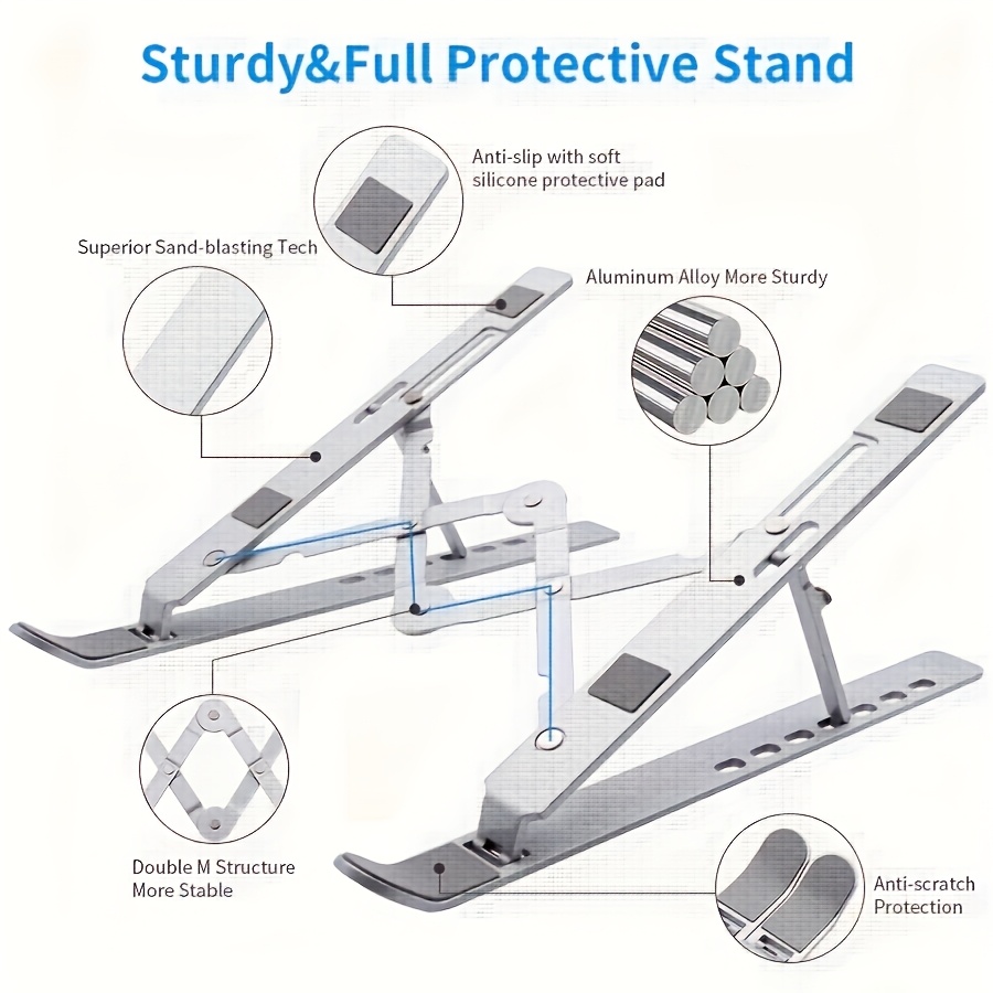 ขาตั้งแล็ปท็อปพับได้ทำจากโลหะผ - Adjustable Laptop Table บทวิจารณ์และราคา