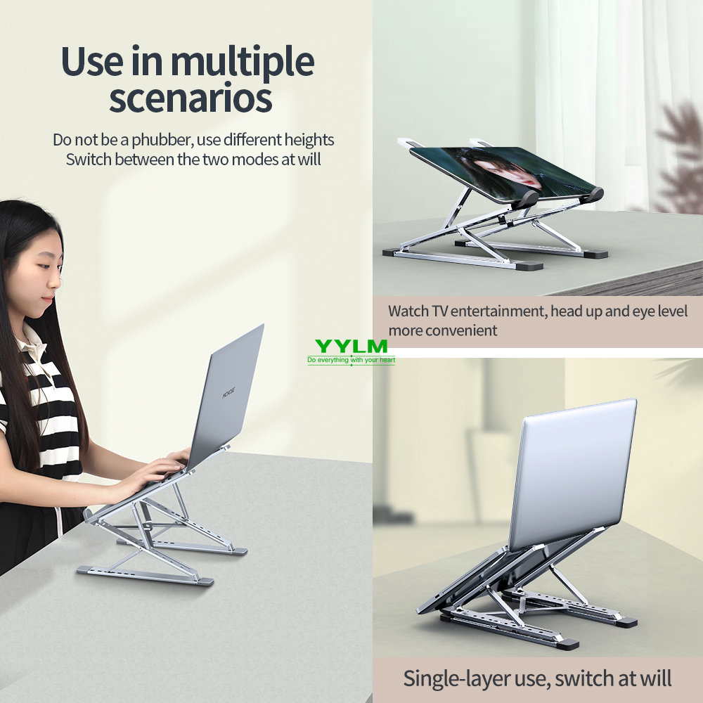 YYLM N8 ขาตั้งแล็ปท็อปอลูมิเนี - Adjustable Laptop Table บทวิจารณ์และราคา