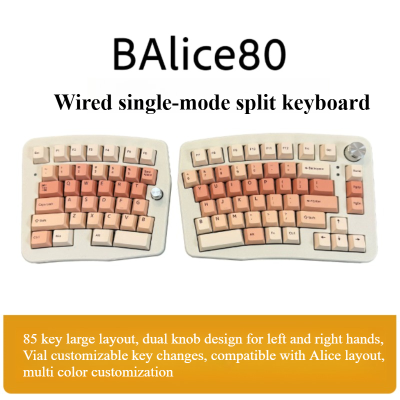 BAlice80 ชุดคีย์บอร์ดแบบมีสายพ - Adjustable Laptop Table บทวิจารณ์และราคา