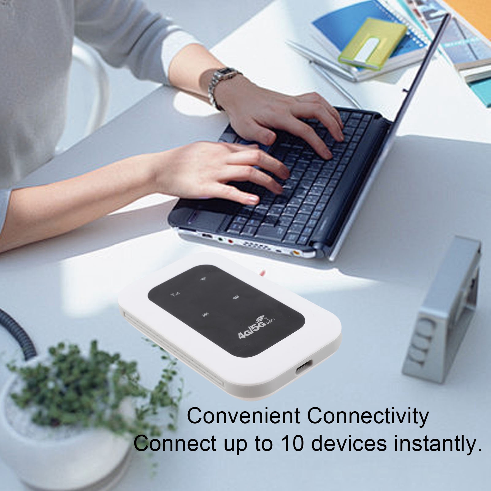 แบบพกพา 4G WiFi Hotspot 300Mbp - Adjustable Laptop Table บทวิจารณ์และราคา