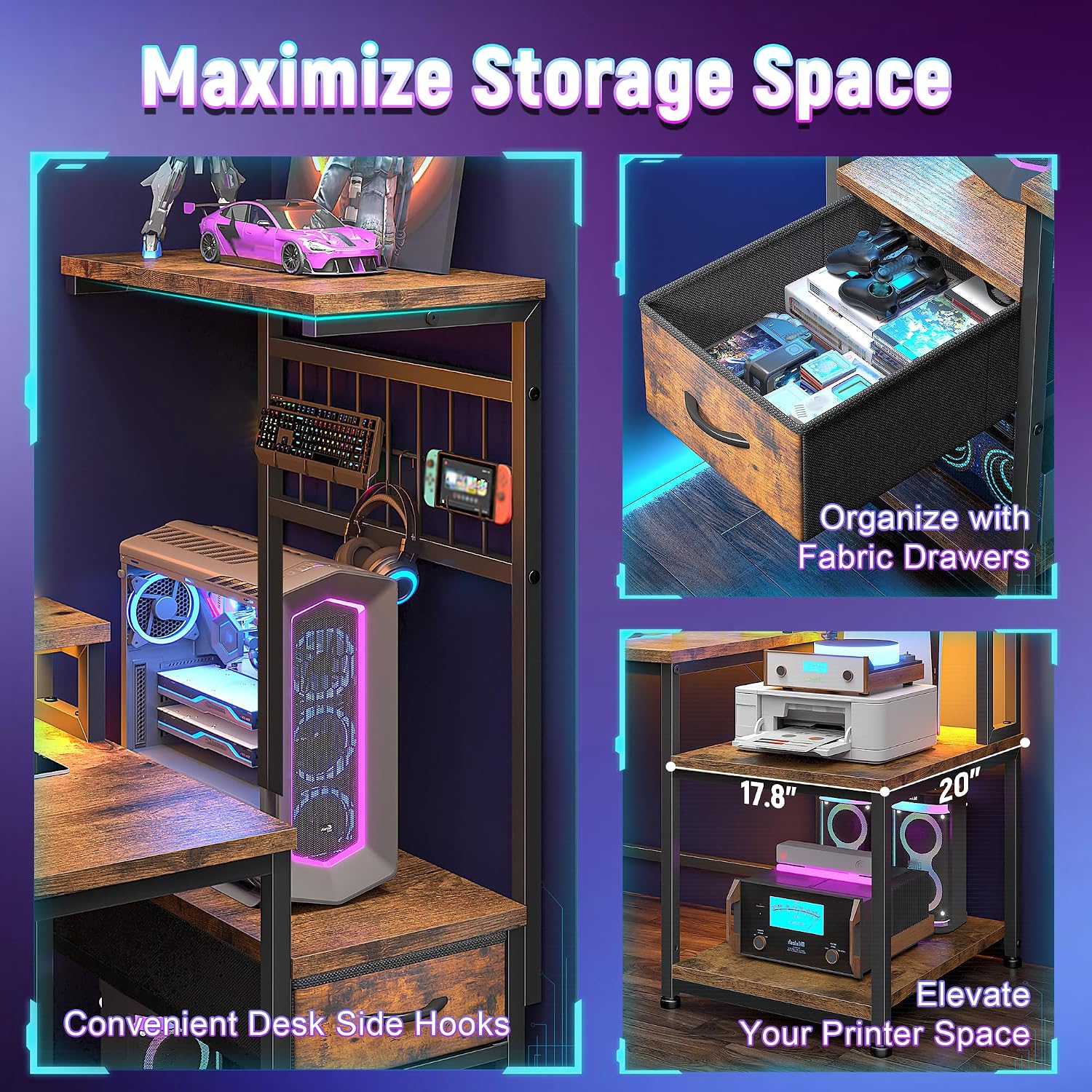 โต๊ะทำงานขนาด 63 นิ้ว พร้อมลิ้ - Office Furniture Zone บทวิจารณ์และราคา