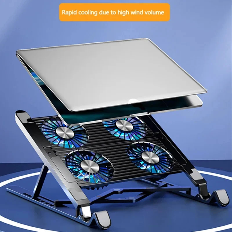ใหม่แล็ปท็อปคูลเลอร์เบสสแตนด์แ - Adjustable Laptop Table บทวิจารณ์และราคา