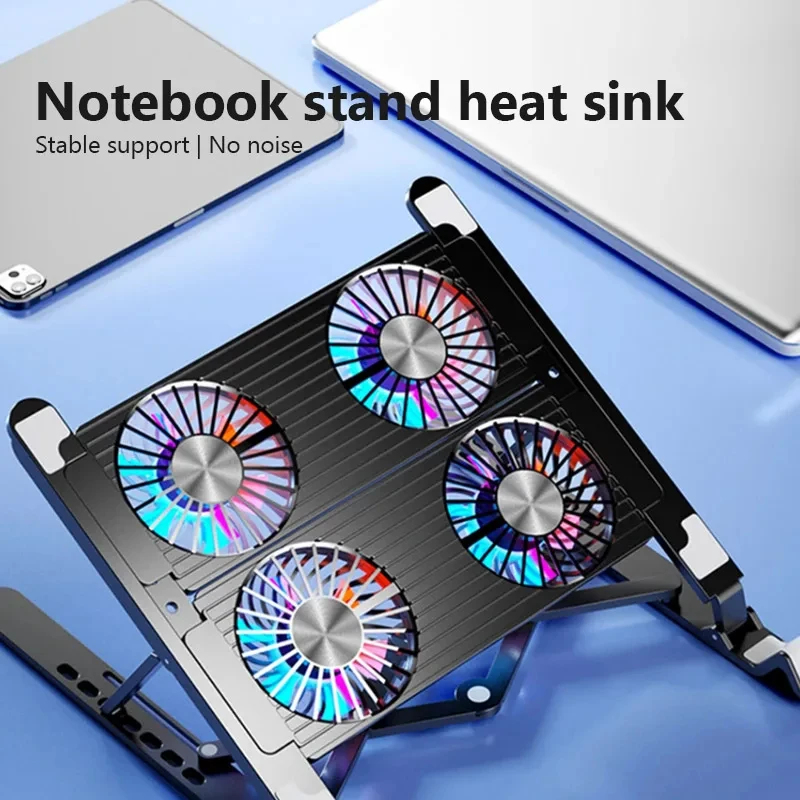 ใหม่แล็ปท็อปคูลเลอร์เบสสแตนด์แ - Adjustable Laptop Table บทวิจารณ์และราคา