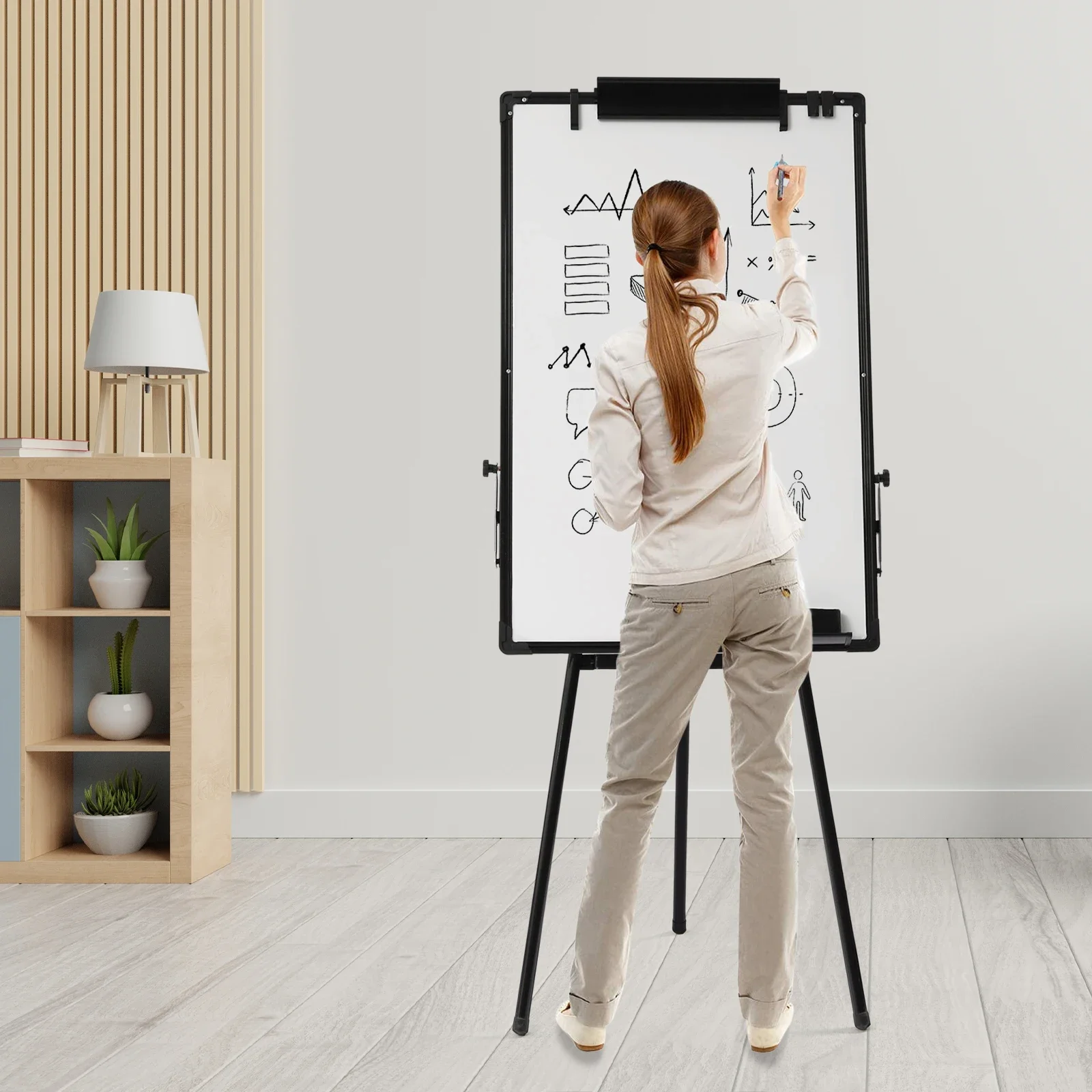 ไวท์บอร์ดแบบตั้งพื้น ขนาด 36 x - Whiteboard Easel Tripod บทวิจารณ์และราคา
