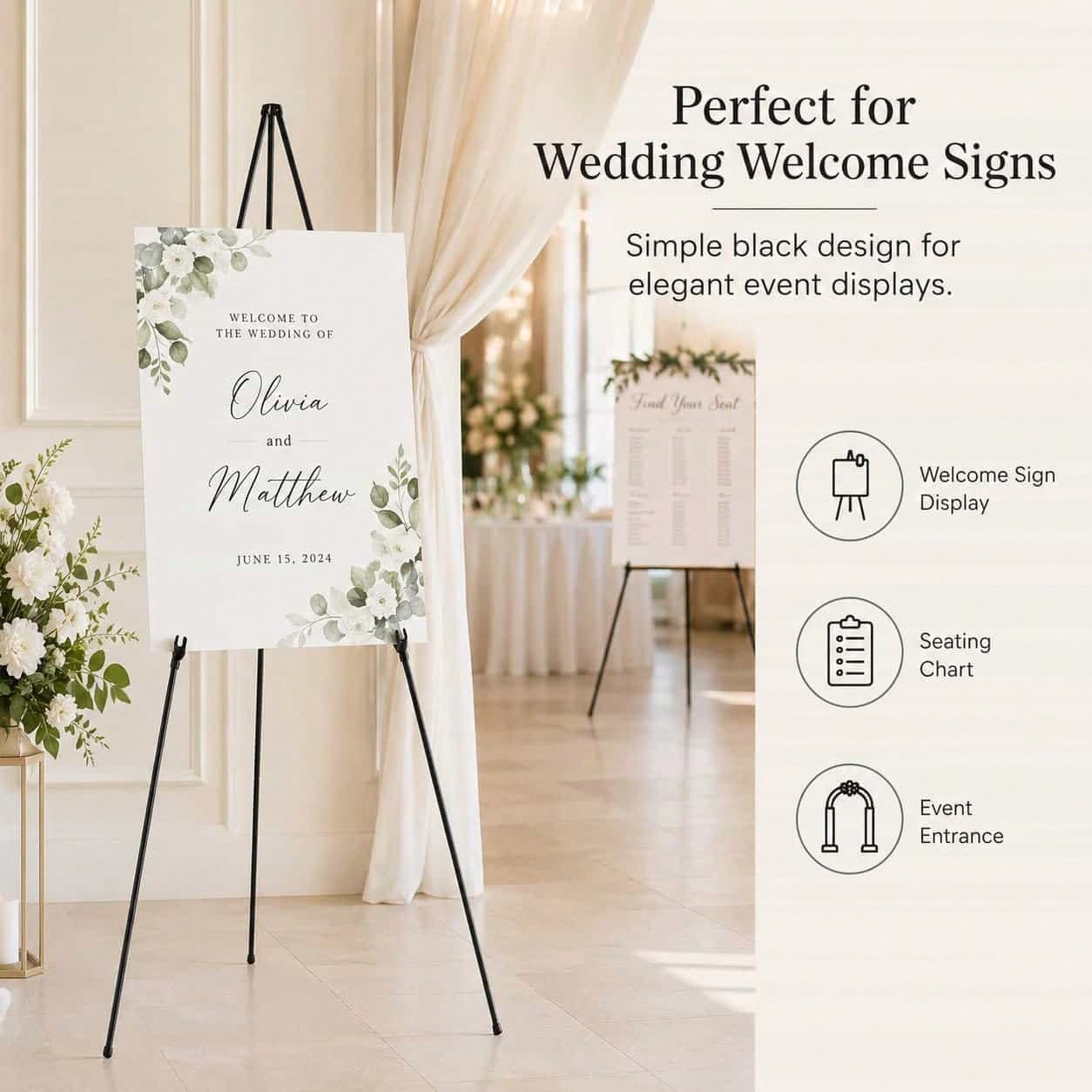 ขาตั้งป้ายแบบพับได้ ปรับความสู - Whiteboard Easel Tripod บทวิจารณ์และราคา
